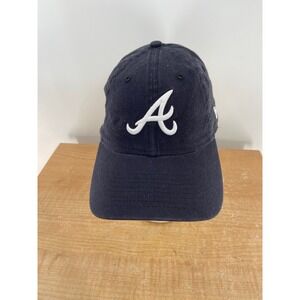 New Era Atlanta Braves Baseball Cap Womens Navy Blue World Series Champions 2021